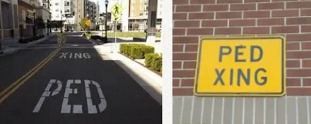 为什么美国的道路上有很多「xing」标语?