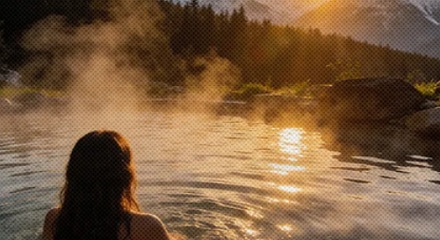 为啥千万不能散着头发泡温泉？